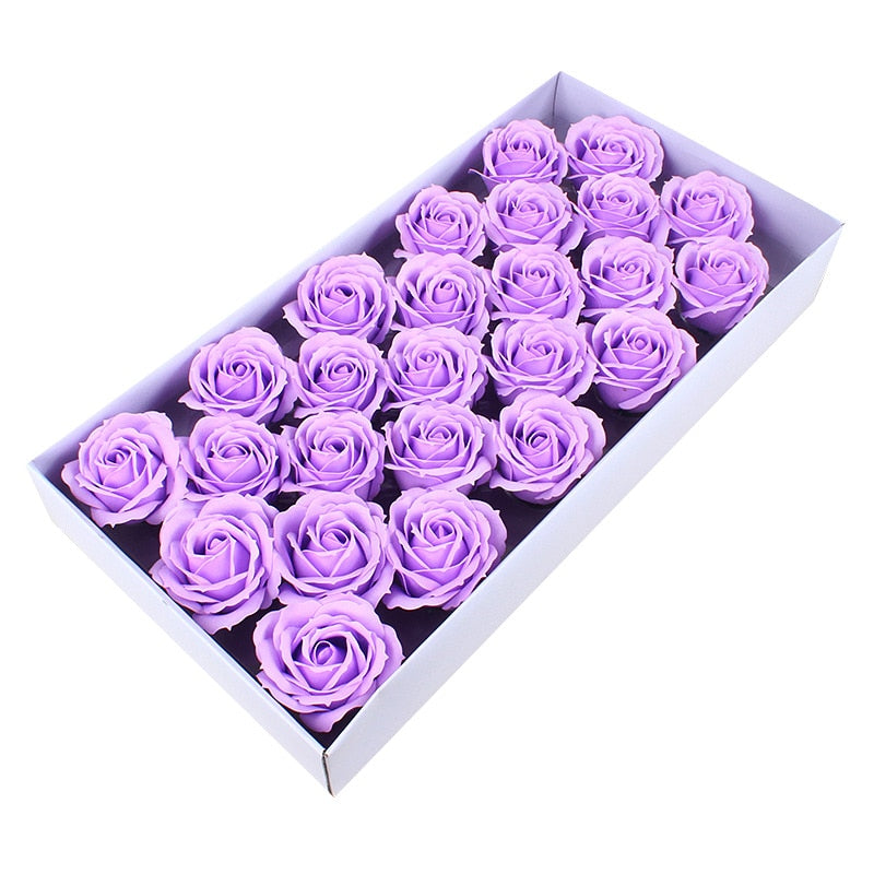 25pc Bath Soap Rose Essential Oil Soap