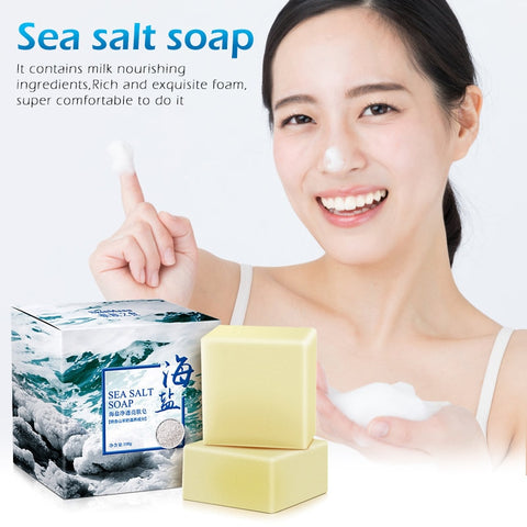 Sea Salt Soap Cleaner /  Pores, Acne Treatment