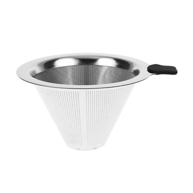 OHFIN Espresso Coffee Machine w/ Stainless Steel Filter Pot