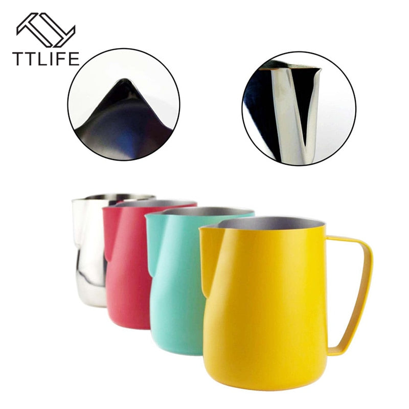 TTLIFE Stainless Steel Frothing Pitcher