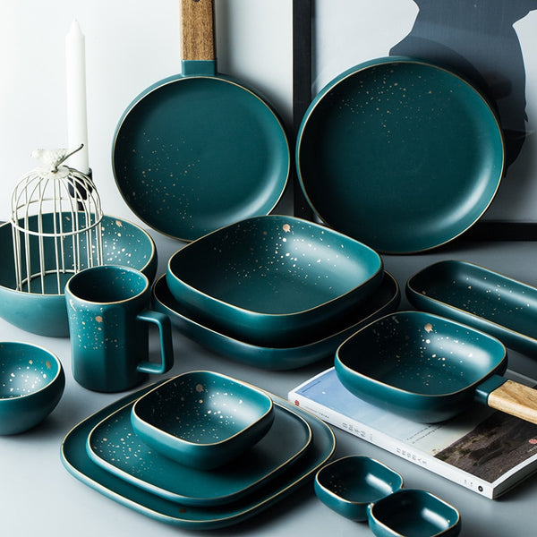 Retro Nordic Ceramic Dinnerware