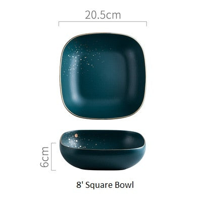 Retro Nordic Ceramic Dinnerware