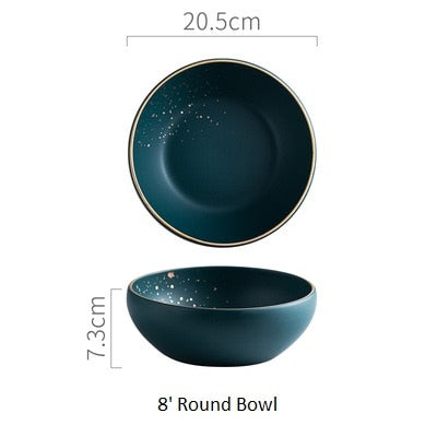 Retro Nordic Ceramic Dinnerware