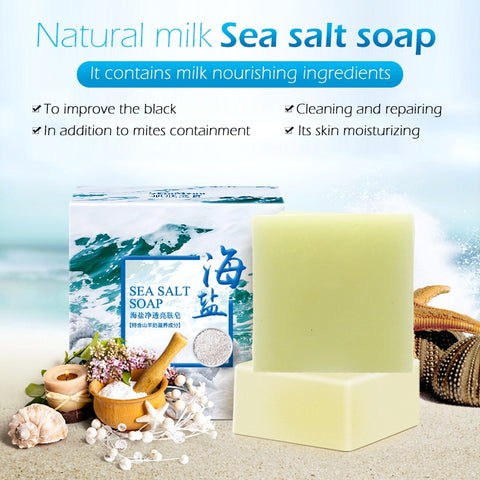 Sea Salt Soap Cleaner /  Pores, Acne Treatment