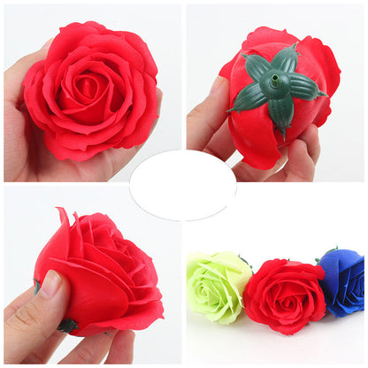 25pc Bath Soap Rose  Essential Oil Soap