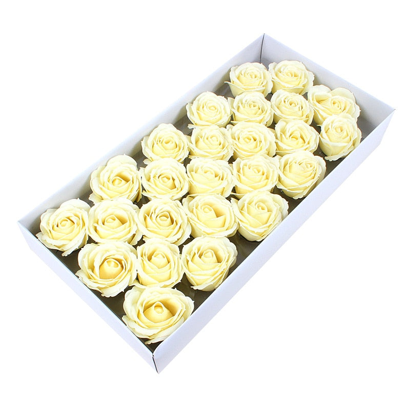 25pc Bath Soap Rose  Essential Oil Soap