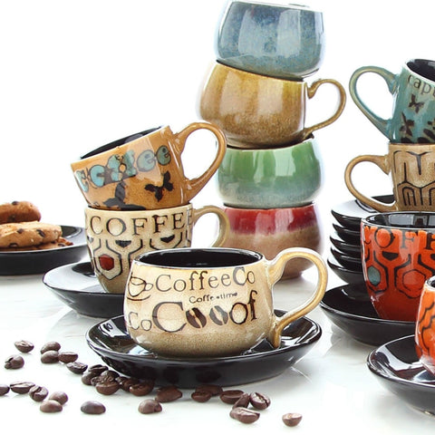YUCHI Chinese Italian Espresso Cup